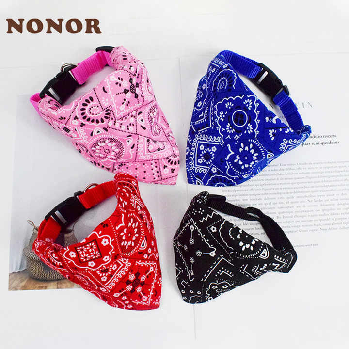 Dog Bandana Scarf - Perban Segitiga Dapat Disesuaikan untuk Anjing
