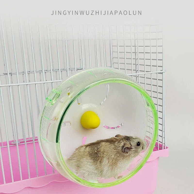 Hamster Cage Wheel - 1 Buah 12-21Cm Mainan Cakram Lari