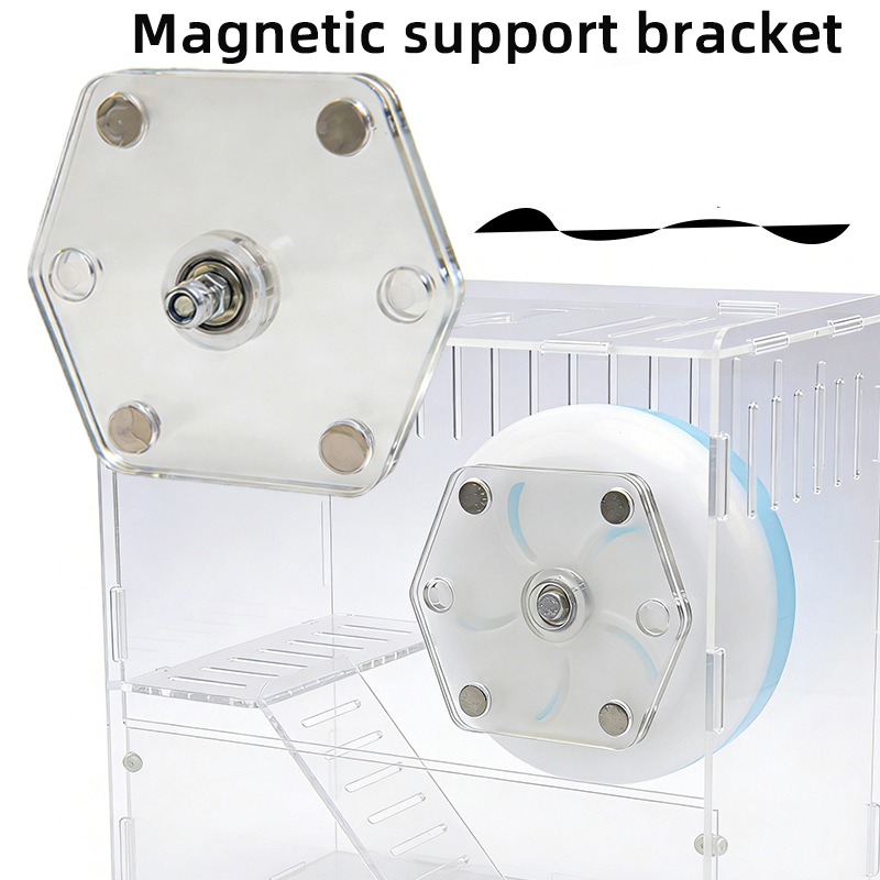 Hamster Cage Wheel - Braket roda lari magnetik - rangka