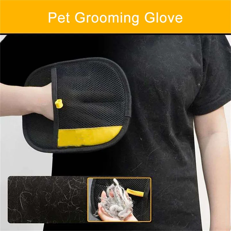 Pet Hair Remover Brush - Sarung Tangan Penghilang Bulu Hewan Peliharaan