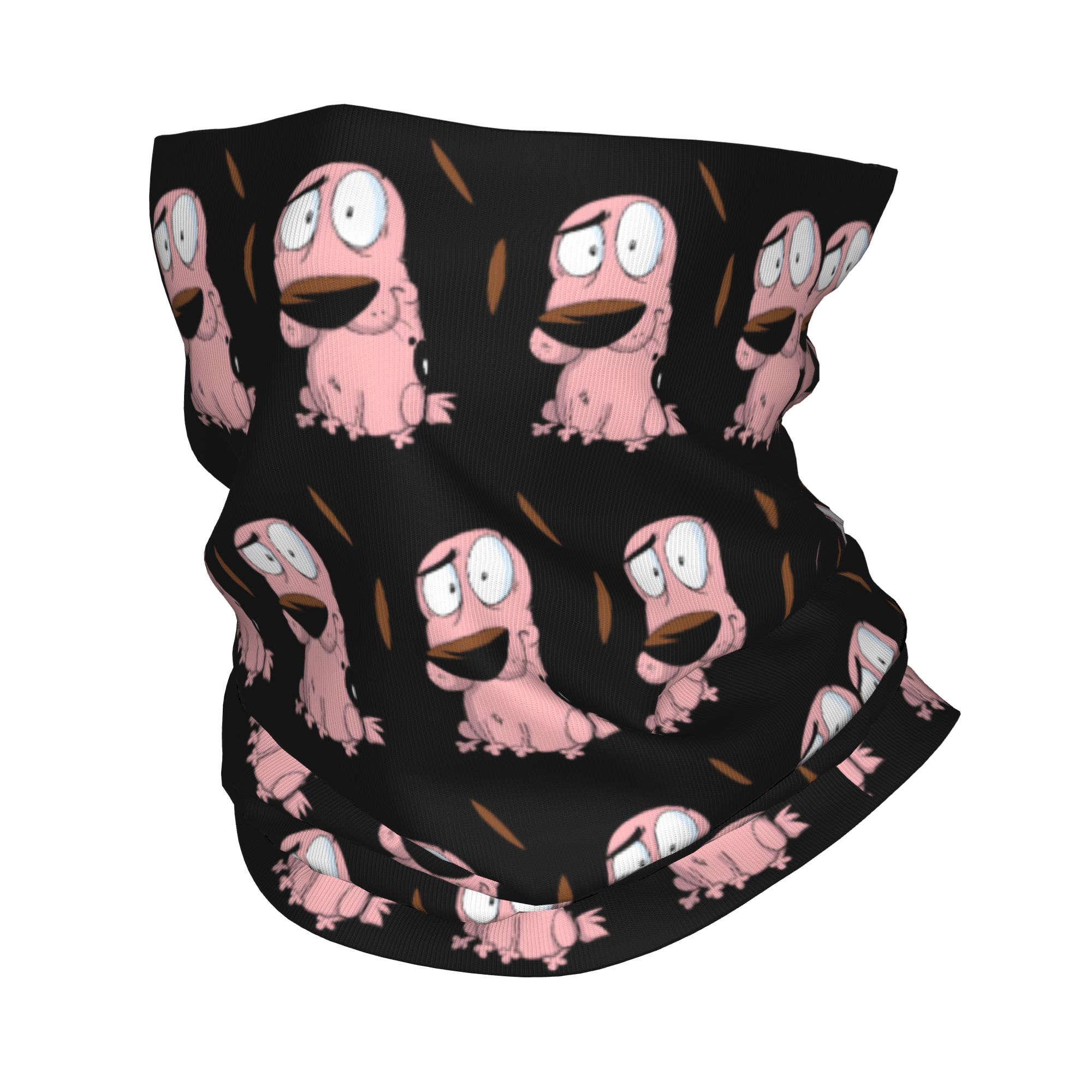Dog Bandana Scarf - Penutup Kepala & Leher Motif Kartun