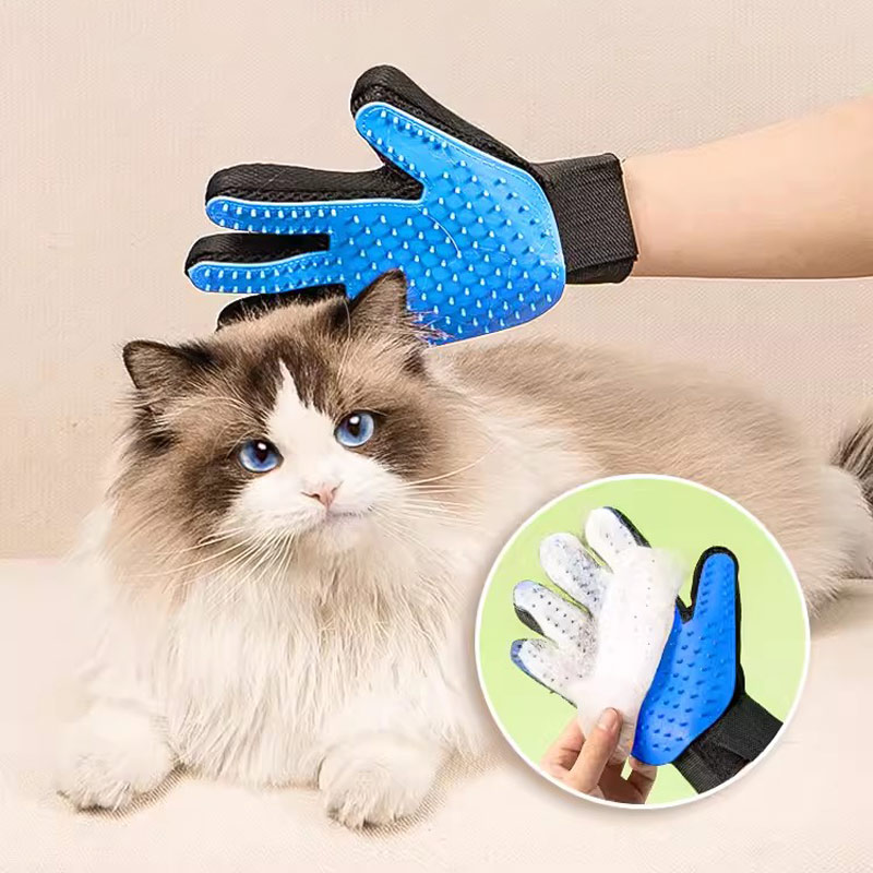 Pet Hair Remover Brush - Sarung tangan hewan peliharaan, sikat pemangkas