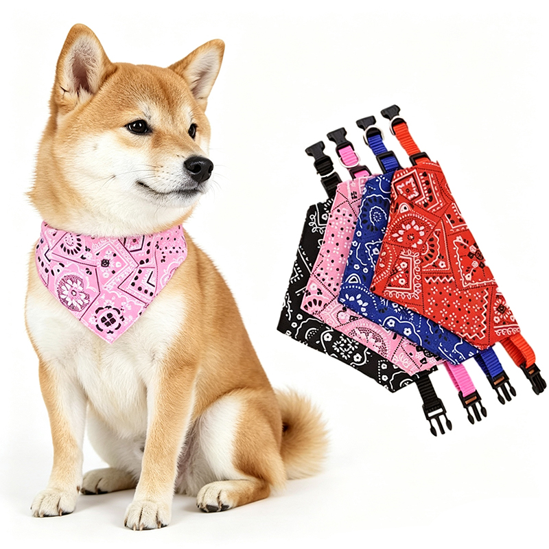 Dog Bandana Scarf - Bandana Segitiga Hewan Peliharaan, Syal Anjing