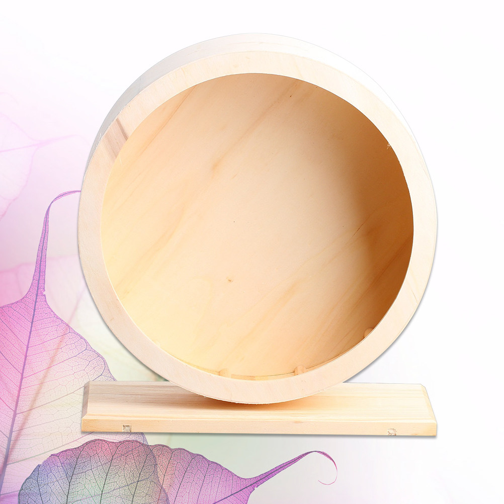 Roda Latihan Kayu Premium Seny - Hamster Cage Wheel ulasan dan harga