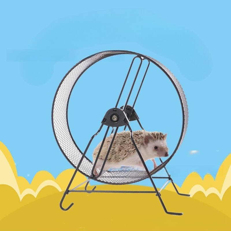 Roda Lari Logam Anti Bising 32 - Hamster Cage Wheel ulasan dan harga