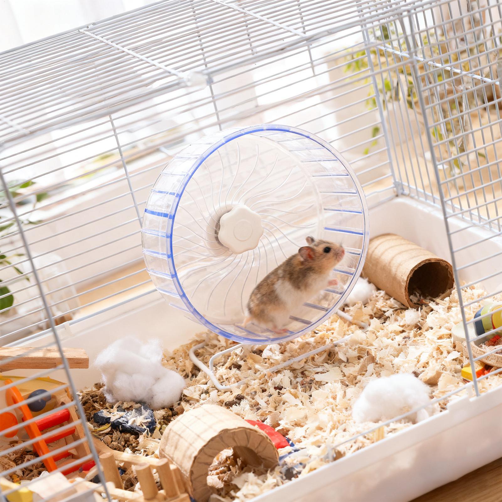Roda Lari Hamster Transparan L - Hamster Cage Wheel ulasan dan harga