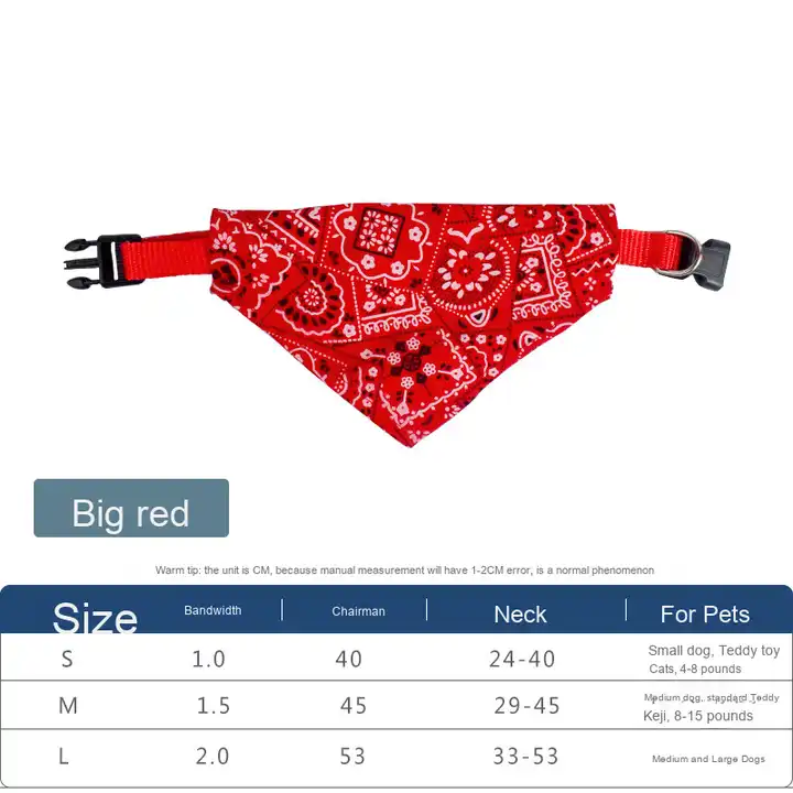 Perban Segitiga Dapat Disesuai - Dog Bandana Scarf ulasan dan harga