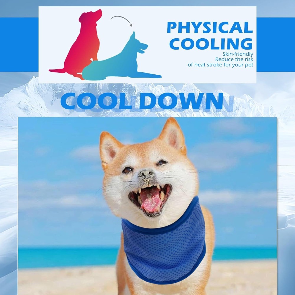 Bandana Pendingin Anjing Baru  - Dog Bandana Scarf ulasan dan harga