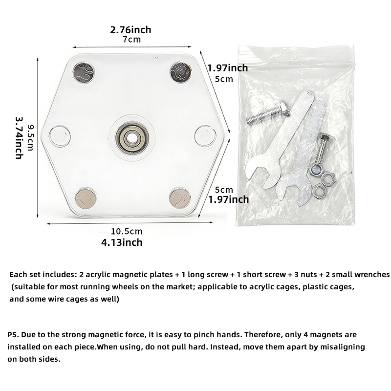 Braket roda lari magnetik - ra - Hamster Cage Wheel ulasan dan harga
