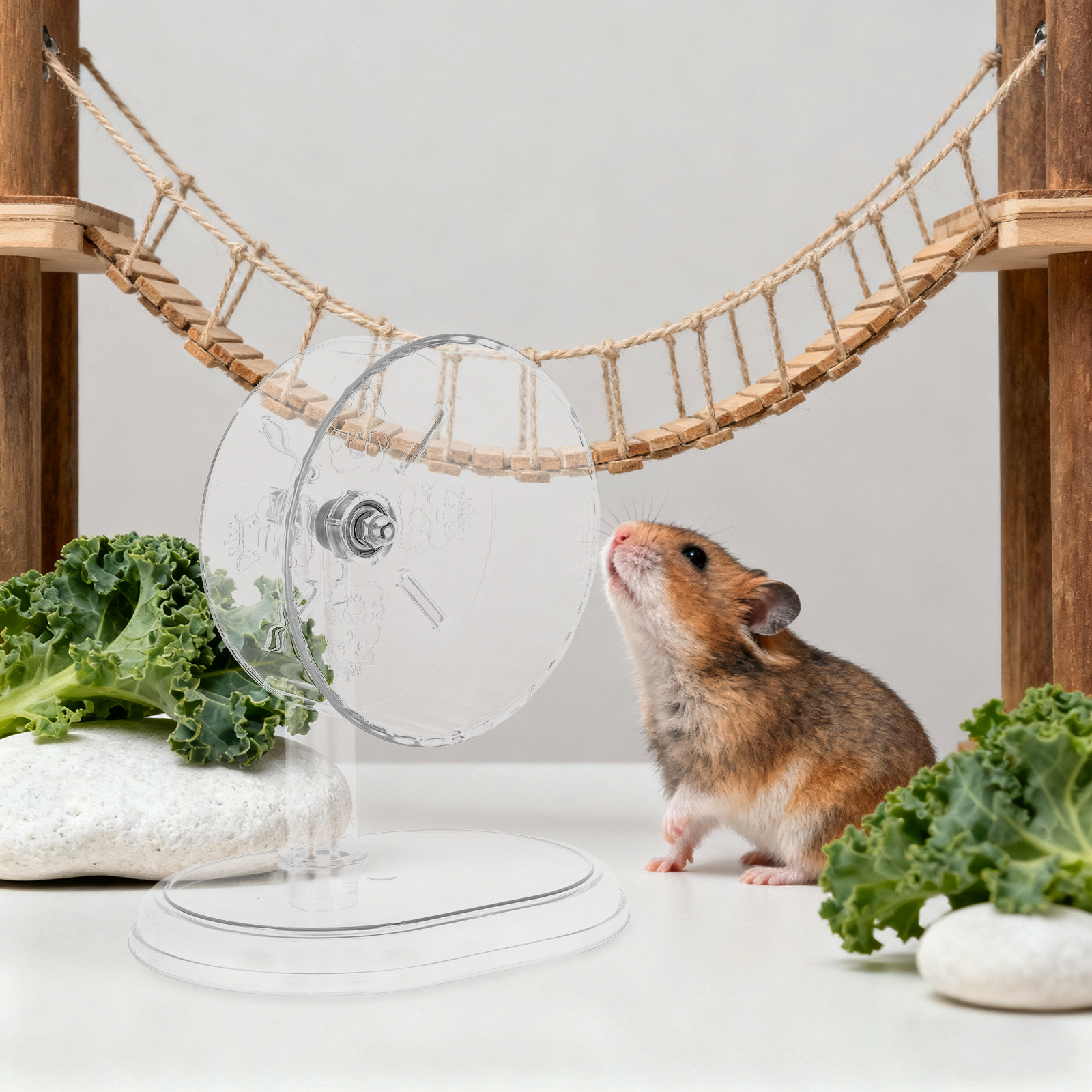 Roda Latihan Hamster Senyap 15 - Hamster Cage Wheel ulasan dan harga