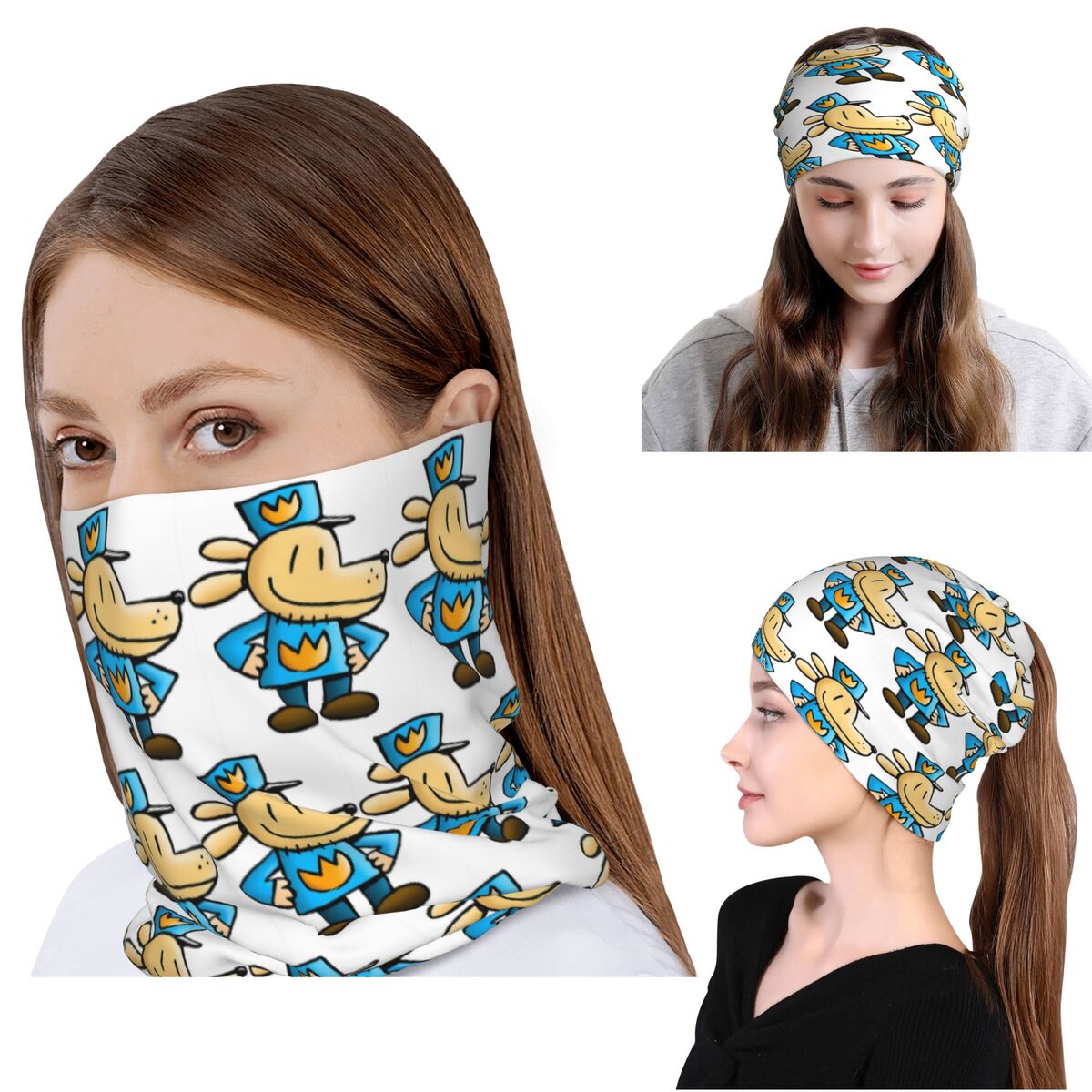 Dog Man Comedic Graphic Novel  - Dog Bandana Scarf ulasan dan harga