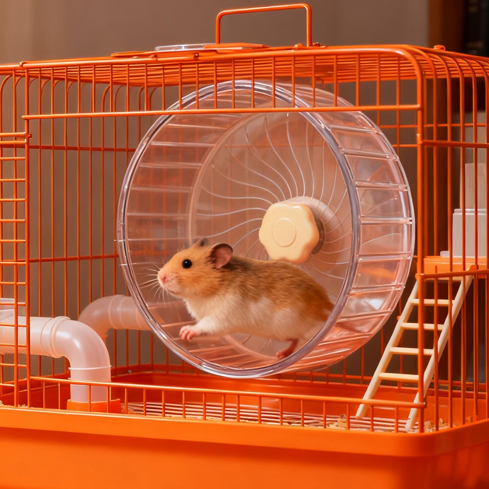 Roda Hamster Senyap dengan Ban - Hamster Cage Wheel ulasan dan harga