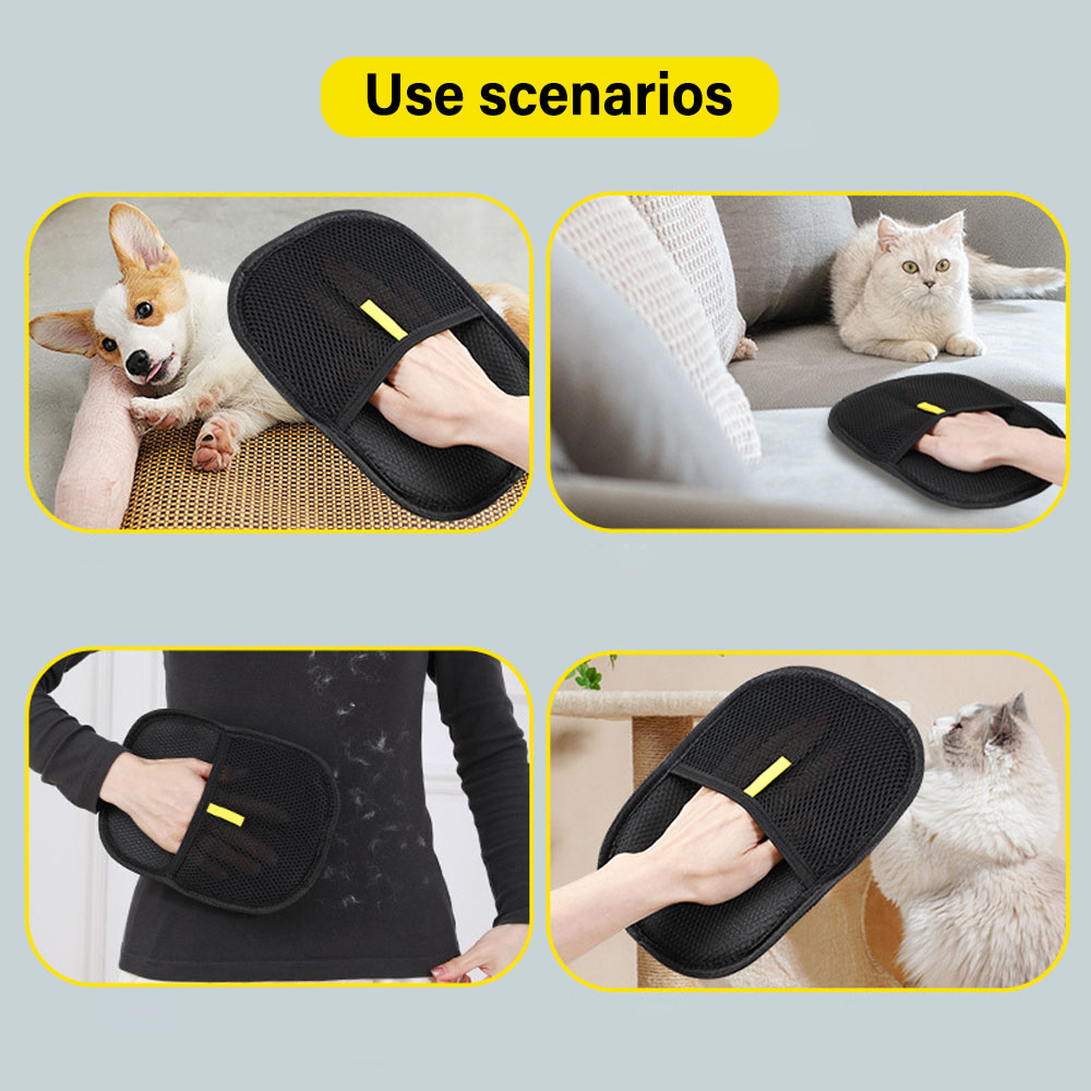 1/2/5 Buah Sarung Tangan Pengh - Pet Hair Remover Brush ulasan dan harga