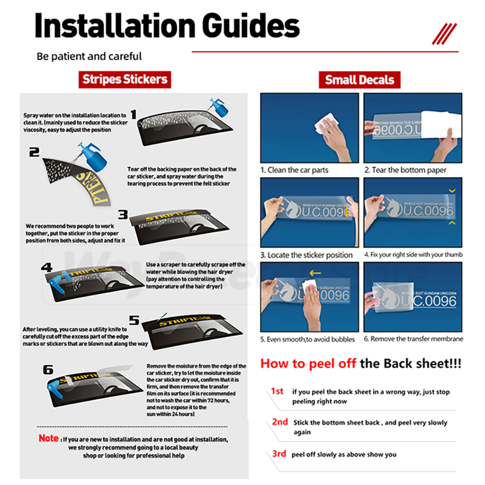 9 Buah JDM Set Stiker Pintu Mo - Pet Supplies Yulee ulasan dan harga