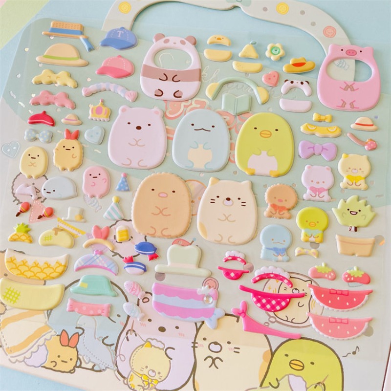 Stiker Kawaii Shirokuma 3D Bus - Pet Supplies First ulasan dan harga