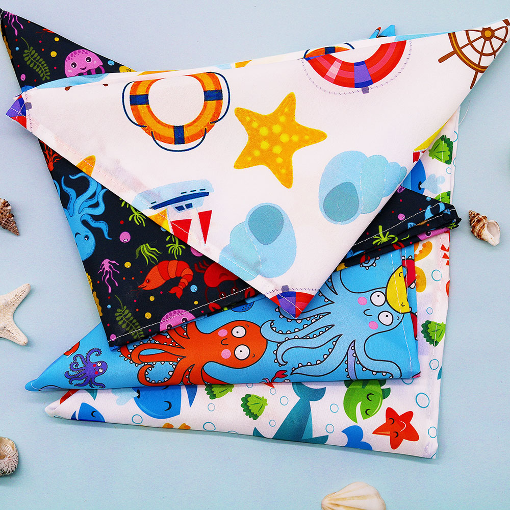 50 Buah Syal Bandana Gaya Laut - Dog Bandana Scarf ulasan dan harga
