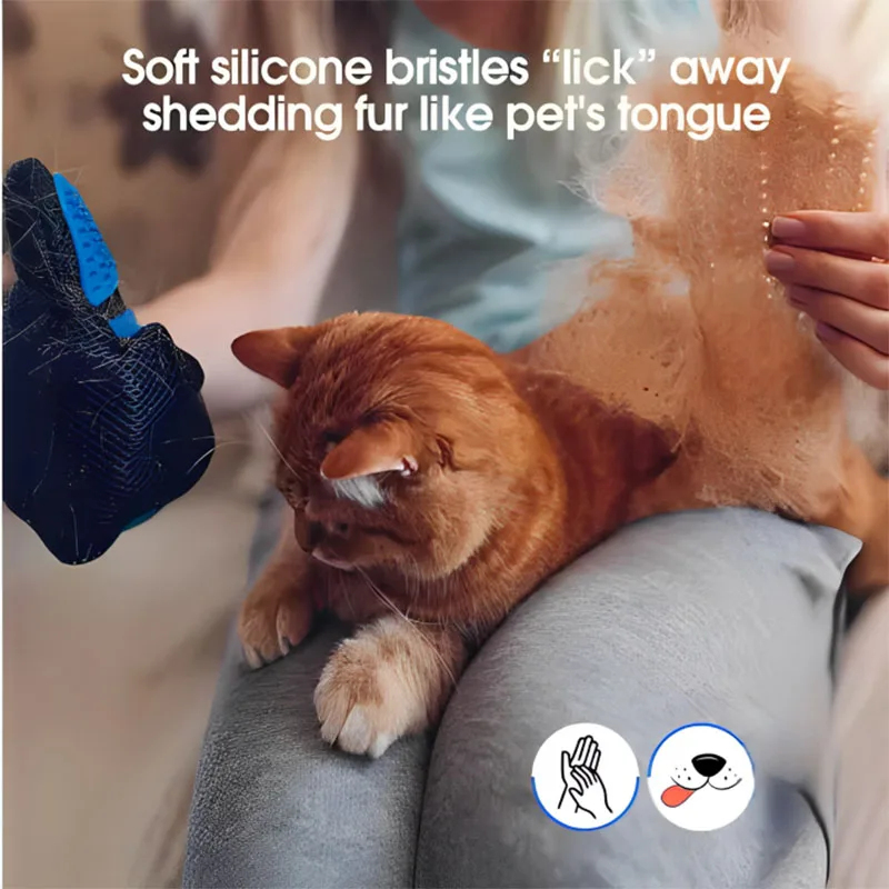Sarung Tangan Sisir Bulu Hewan - Pet Hair Remover Brush ulasan dan harga
