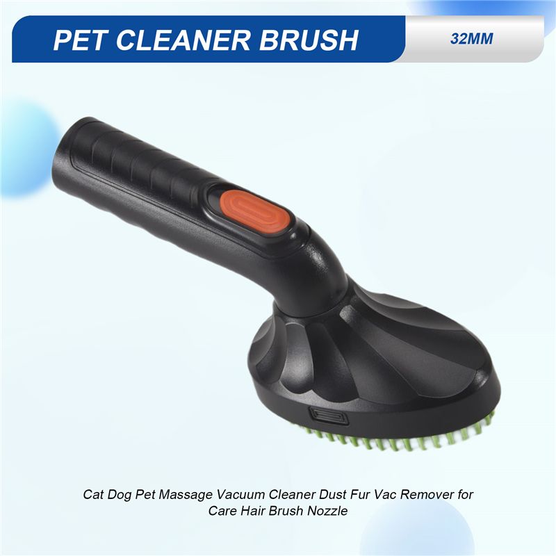 VEHO-Cat Dog Pet Massage Vacuu - Pet Hair Remover Brush ulasan dan harga