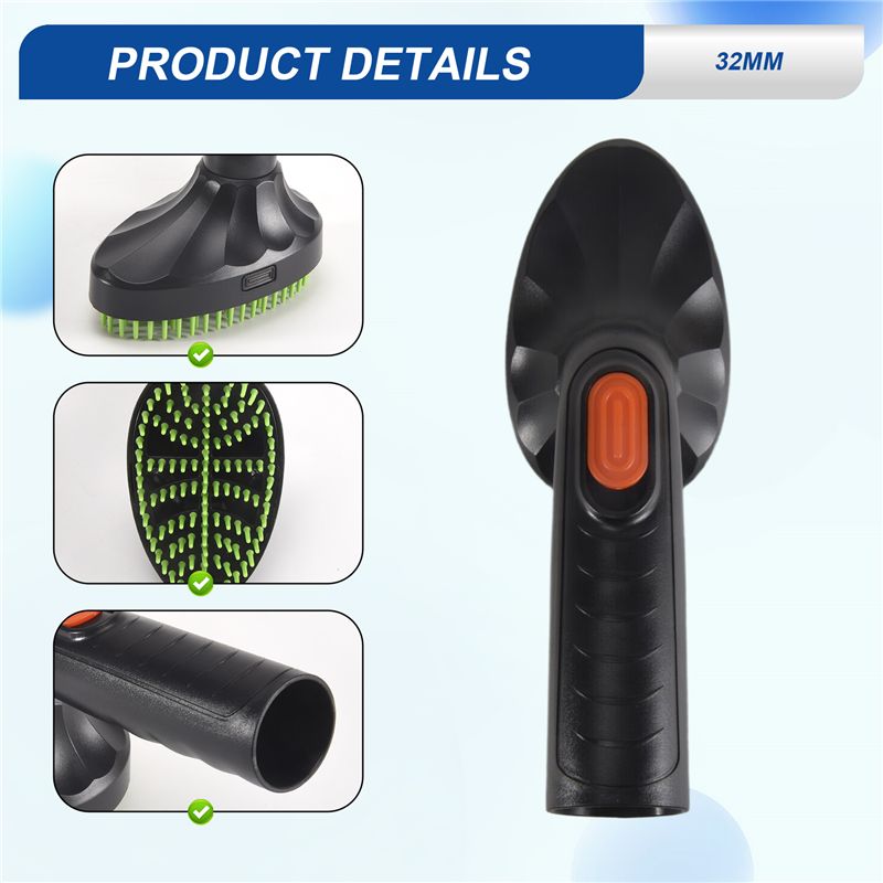 VEHO-Cat Dog Pet Massage Vacuu - Pet Hair Remover Brush ulasan dan harga